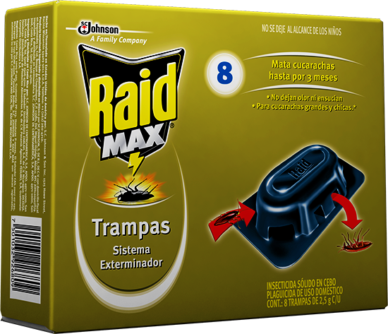 Raid® Max® Trampas Sistema Exterminador